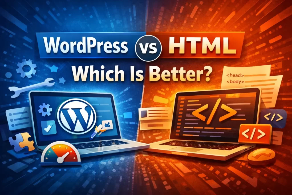 WordPress vs HTML: Which Is Better for Your Website?