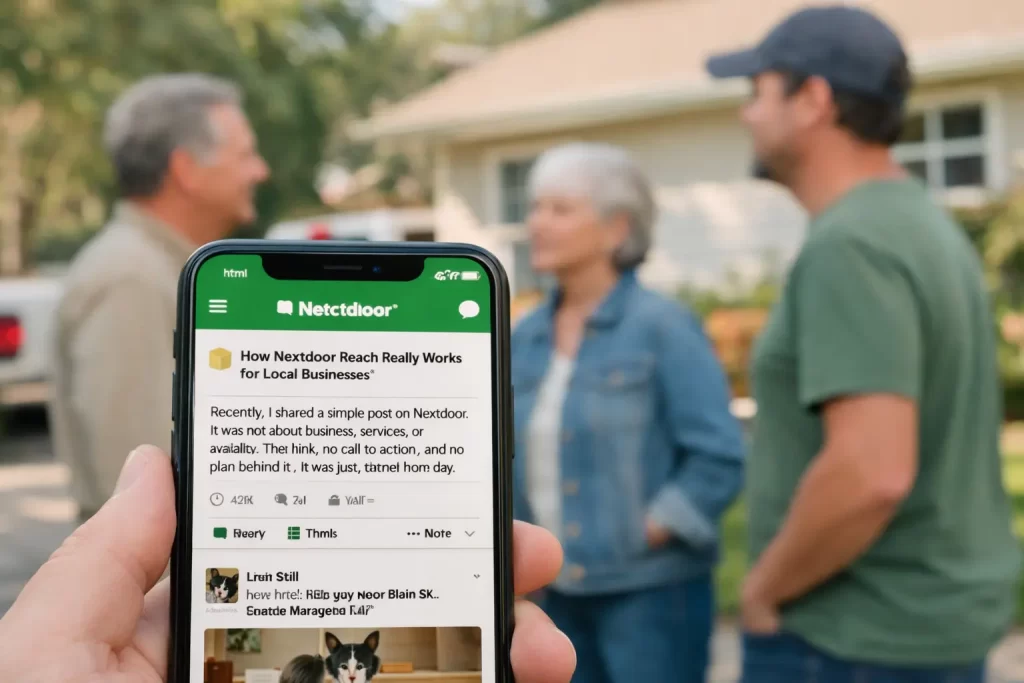 How Nextdoor Reach Really Works for Local Businesses